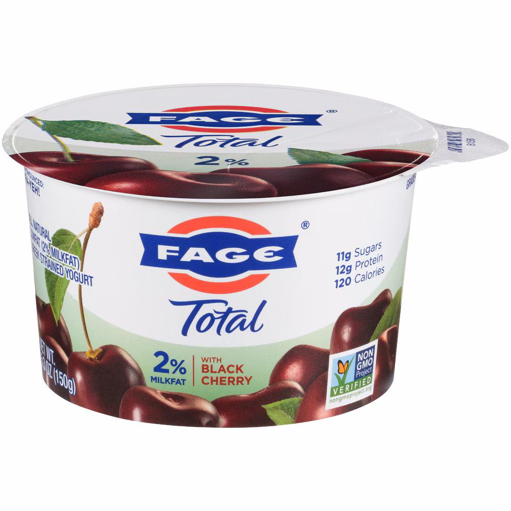 Fage TOTAL 2% Greek Yogurt Split Cup, Black Cherry